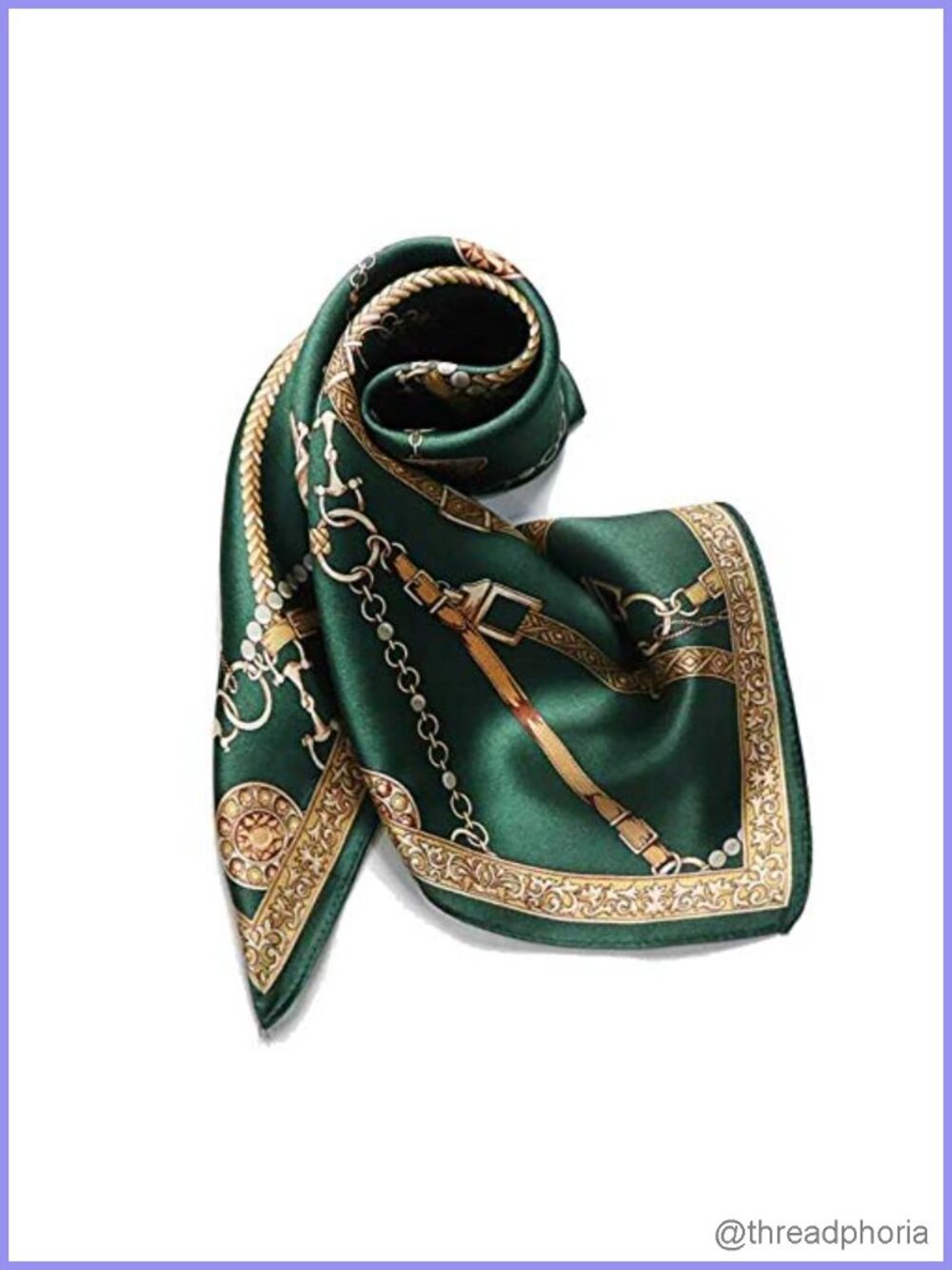 100% Mulberry Silk Square Neckerchief Scarf Gift Packed